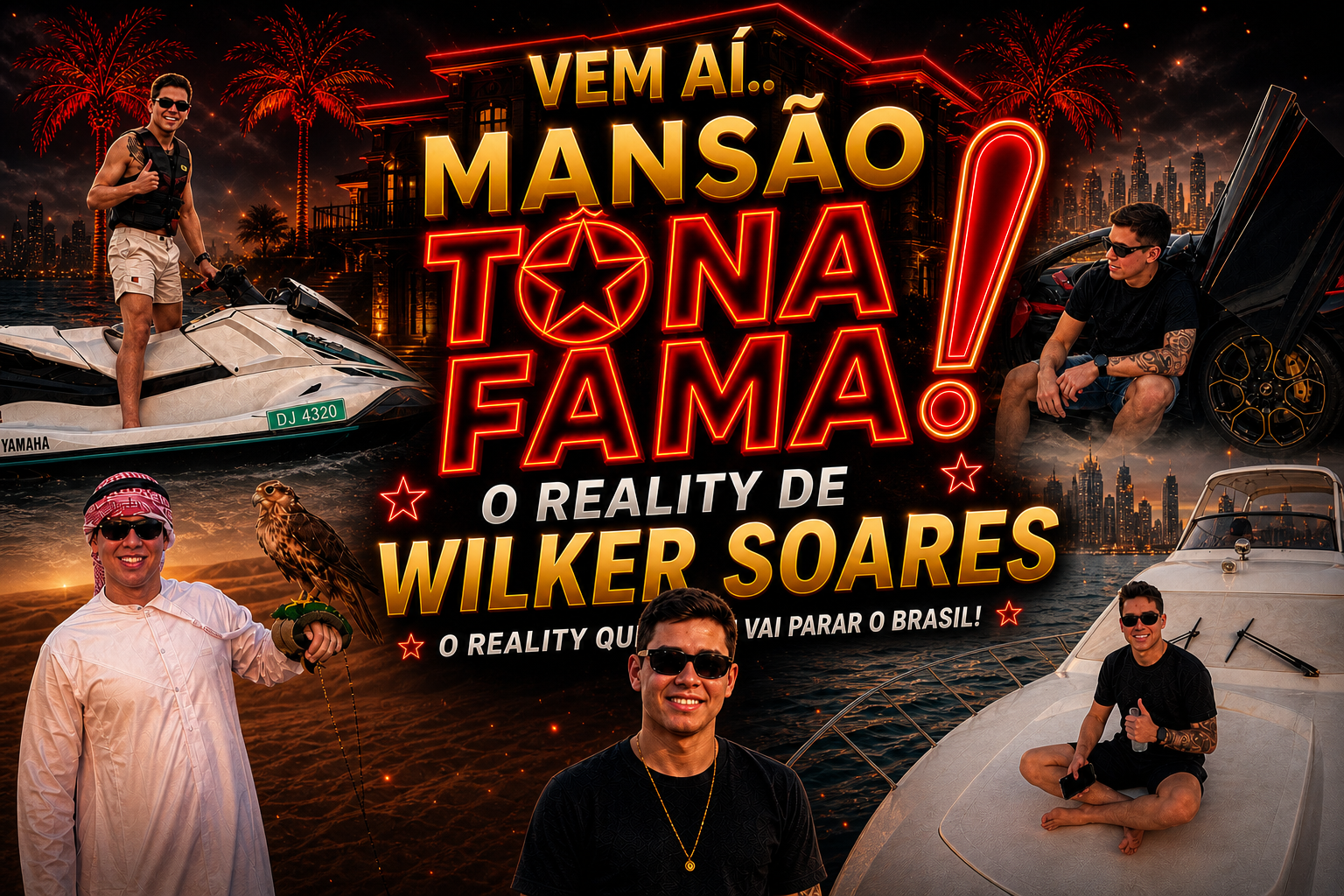 Mansão Tô Na Fama, de Wilker Manoel Soares, promete revolucionar os realities no Brasil