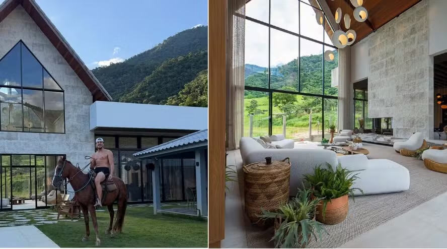 Jon Vlogs, apontado como affair de Ana Castela, ostenta fazenda de luxo no interior do Rio
