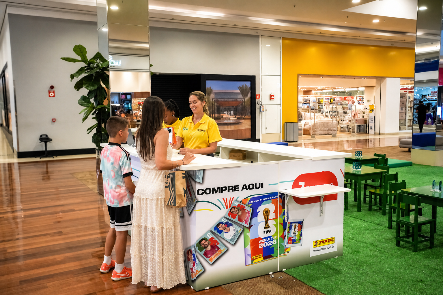 RibeirãoShopping recebe espaço oficial de álbum e figurinhas da Copa do Mundo 2026
